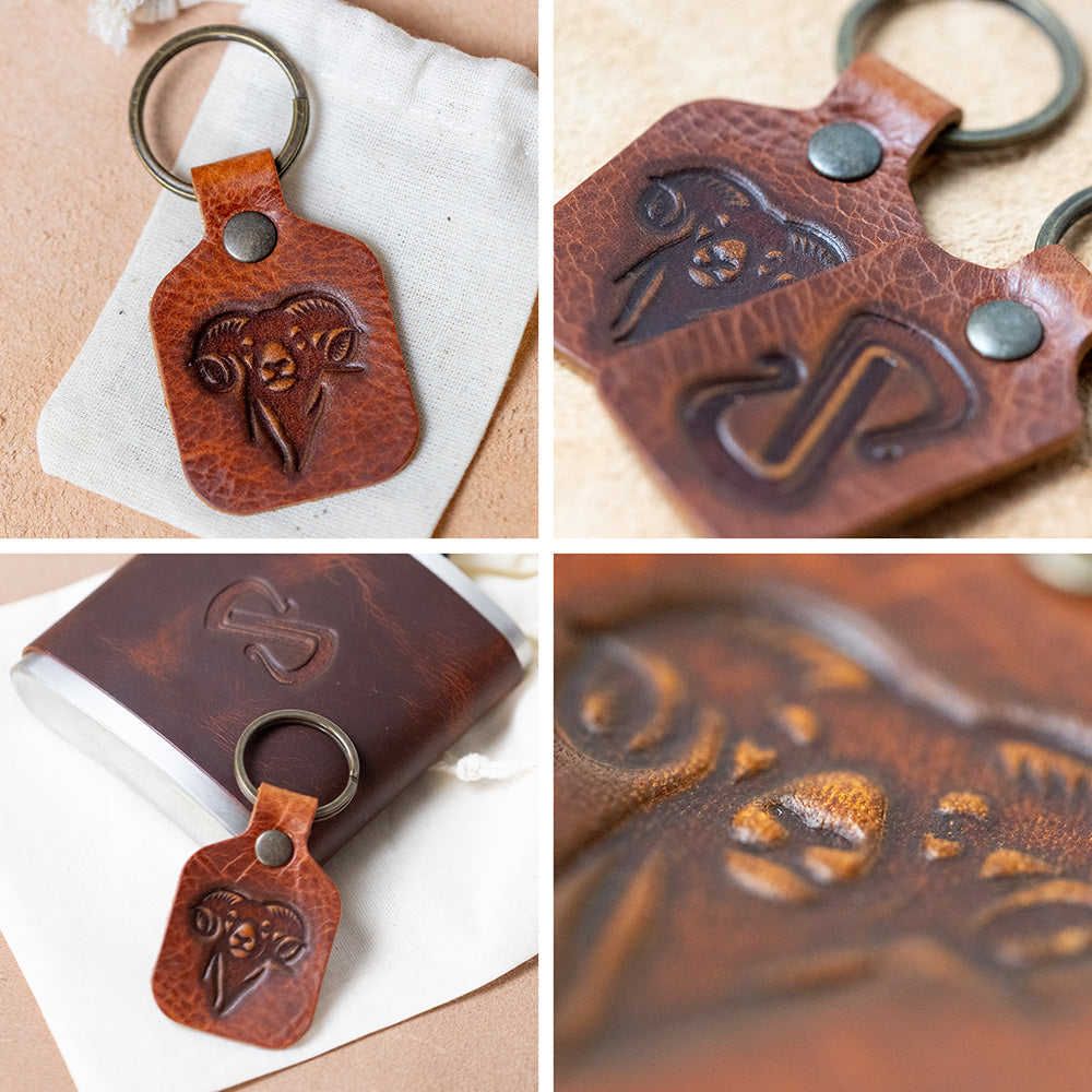 Blackie Head Keyring