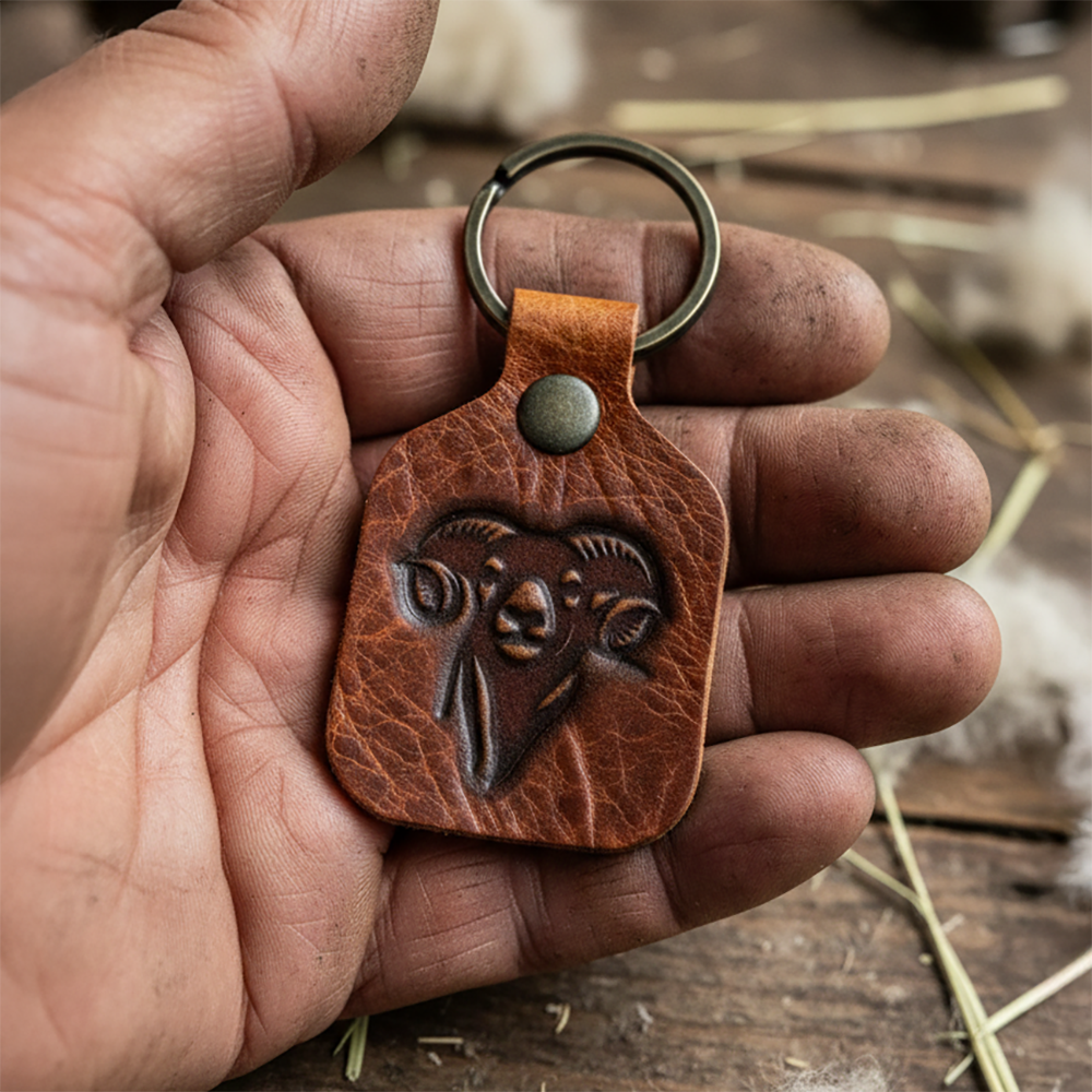 Blackie Head Keyring